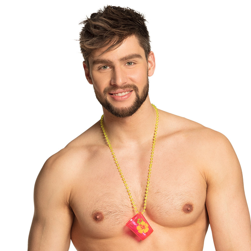 Collier Shooter Tropical Coloré - Accessoire Fête Hawai
