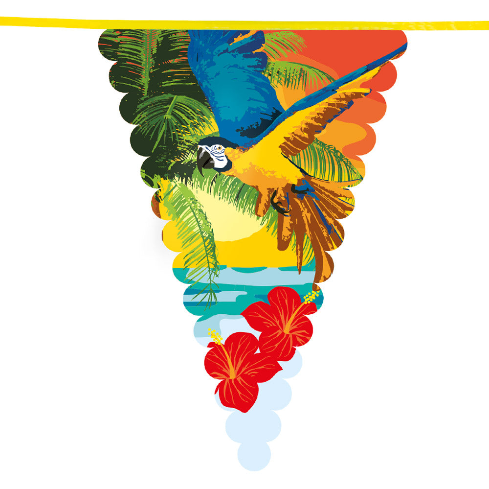 Guirlande Tropicale Beach Palmier Surf Décoration Fête 45cm