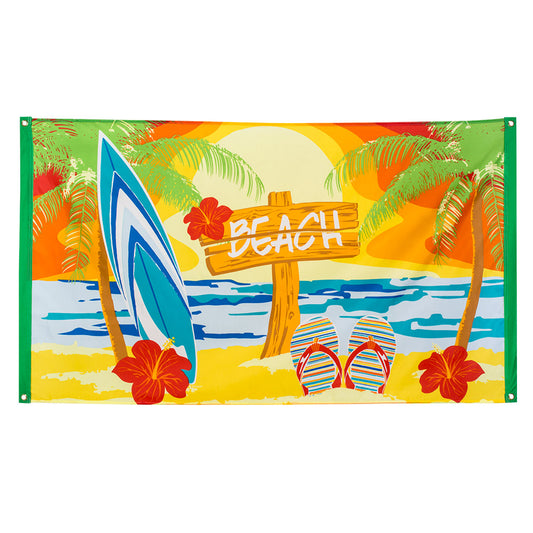 Drapeau Plage Tropical - Décoration Thème Hawai