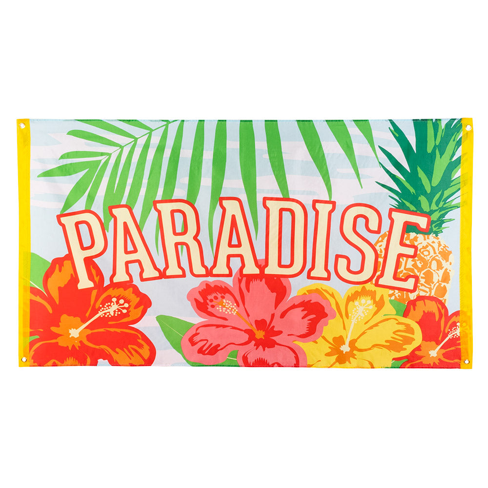 Bannière Paradise Tropical - Décoration Fête Hawaï
