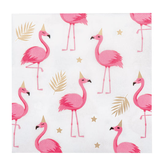 Kit Flamant Rose Festif - Assiettes, Gobelets et Décor