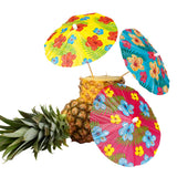 Parapluies Tropicaux Fleuris - Accessoires Fête Hawaï