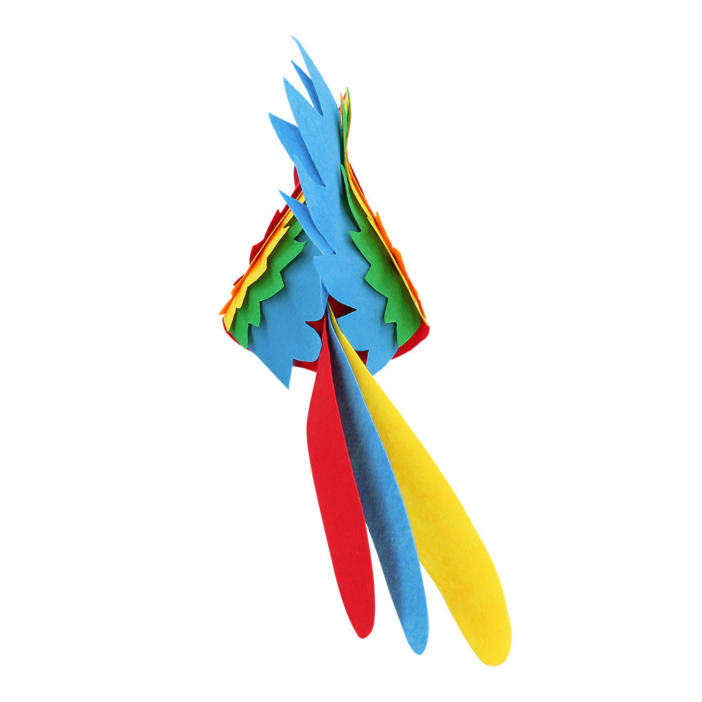 Chapeau Perroquet Géant Coloré - Accessoire Déguisement Tropical