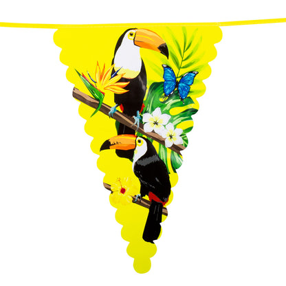 Guirlande Toucan Tropical 4 Couleurs - 30 x 45 cm