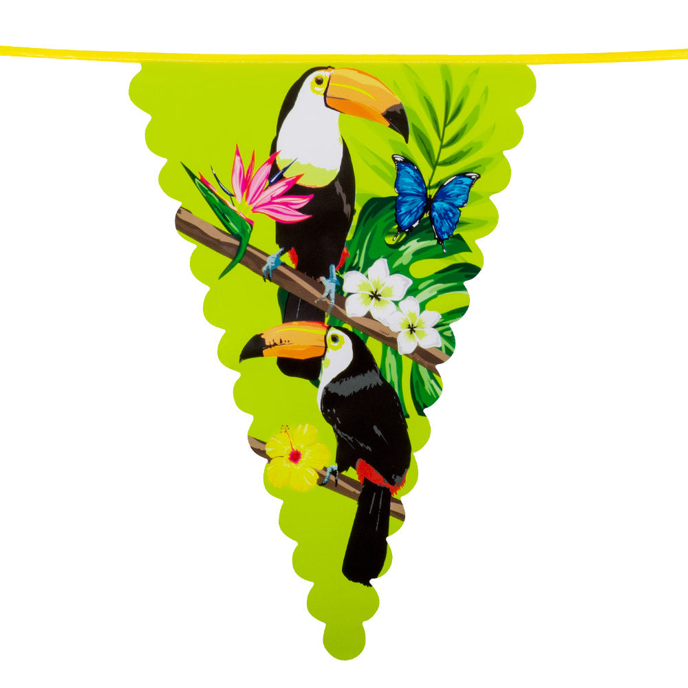 Guirlande Toucan Tropical 4 Couleurs - 30 x 45 cm