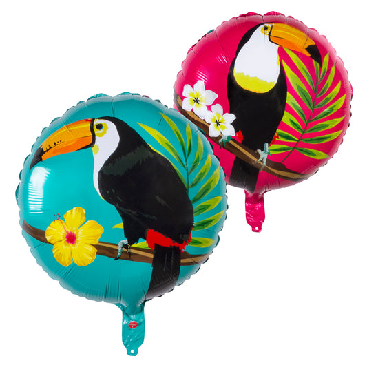 Ballon Hélium Toucan Tropical - Décoration de Fête Colorée