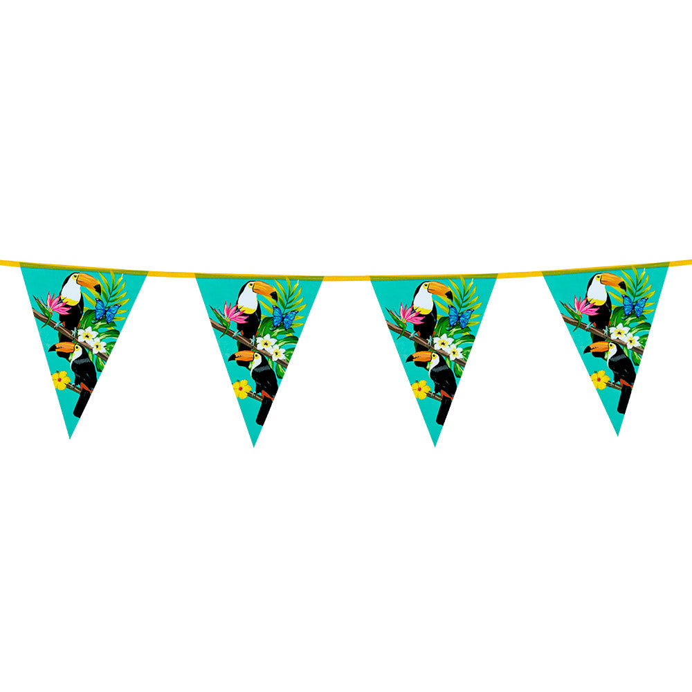 Guirlande Toucan Tropical - Décoration Fête Exotique 20cm