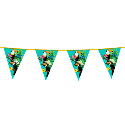Guirlande Toucan Tropical - Décoration Fête Exotique 20cm