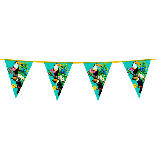 Guirlande Toucan Tropical - Décoration Fête Exotique 20cm