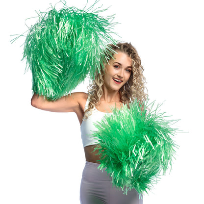 Pompom cheerleader fluo rose - accessoire déguisement fête