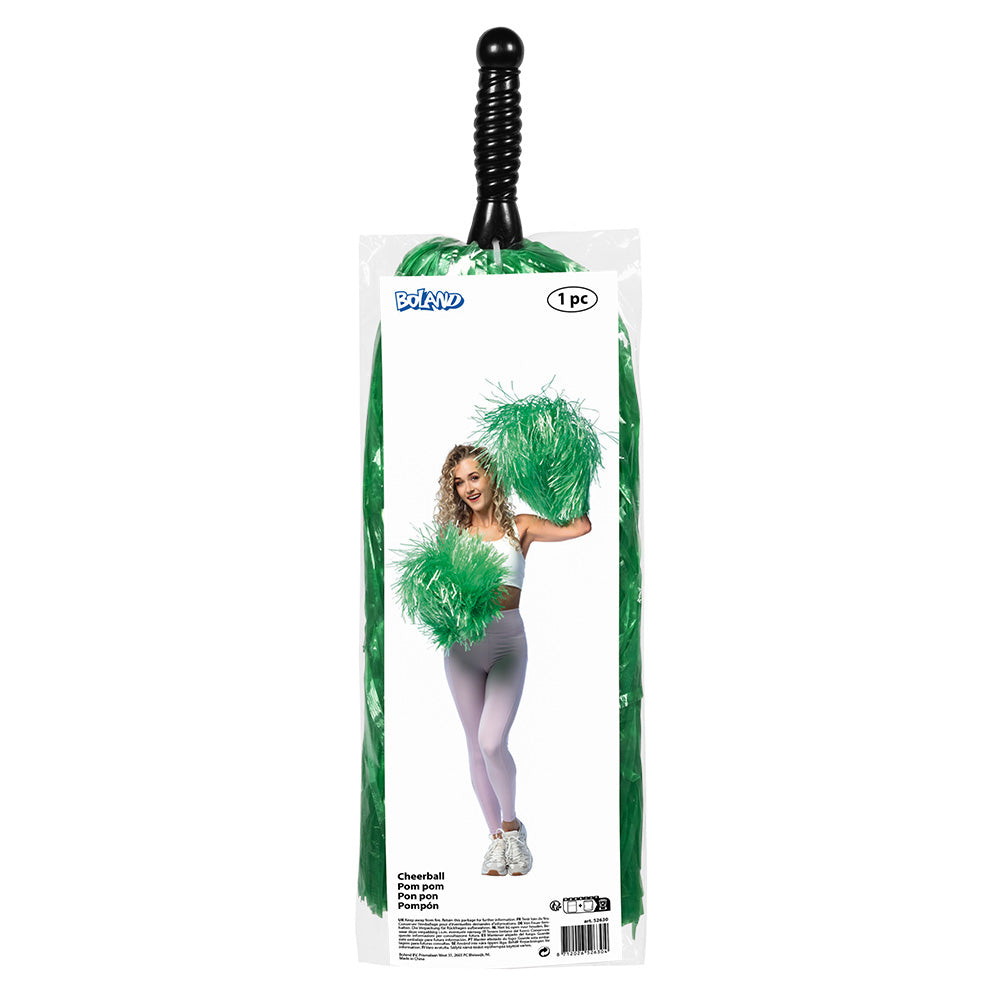 Pompom cheerleader fluo rose - accessoire déguisement fête