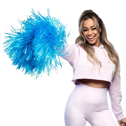 Pompom Cheerleader Bleu Fluo - Accessoire Cheerleading