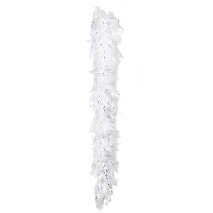 Boa Plumes Blanc Luxe - Accessoire Soirée Glamour