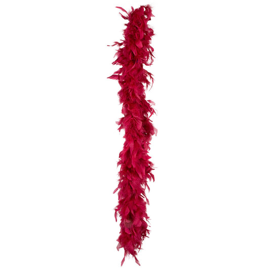 Boa de Plumes Rouge Luxe - Accessoire Déguisement & Fête