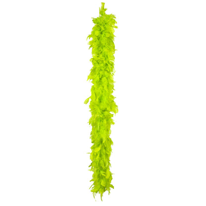 Boa Plumes Fluo Vert - Accessoire Déguisement Party