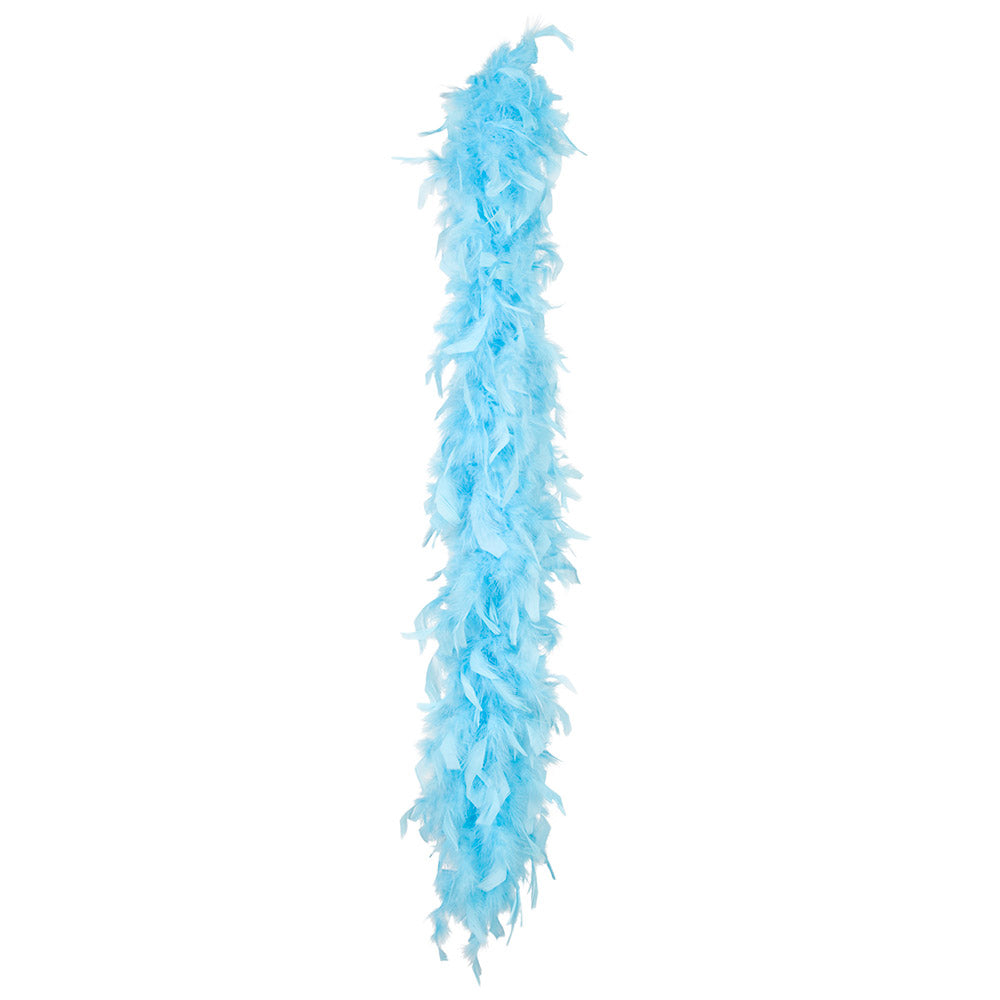 Boa Plumes Turquoise - Accessoire Déguisement Cabaret
