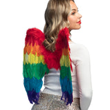 Ailes Oiseau Multicolores Arc-en-Ciel Plumes Adulte