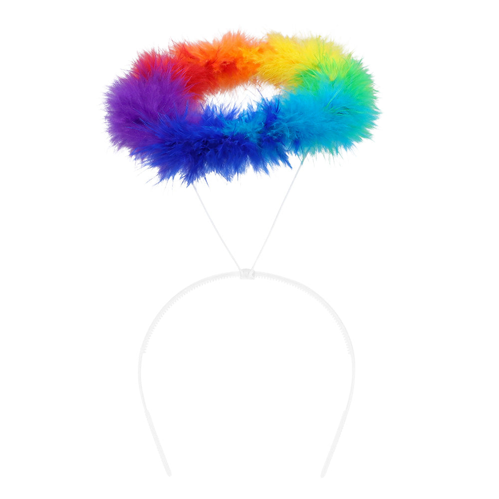 Ailes Arc-en-Ciel Deluxe avec Serre-tête - Déguisement Ange