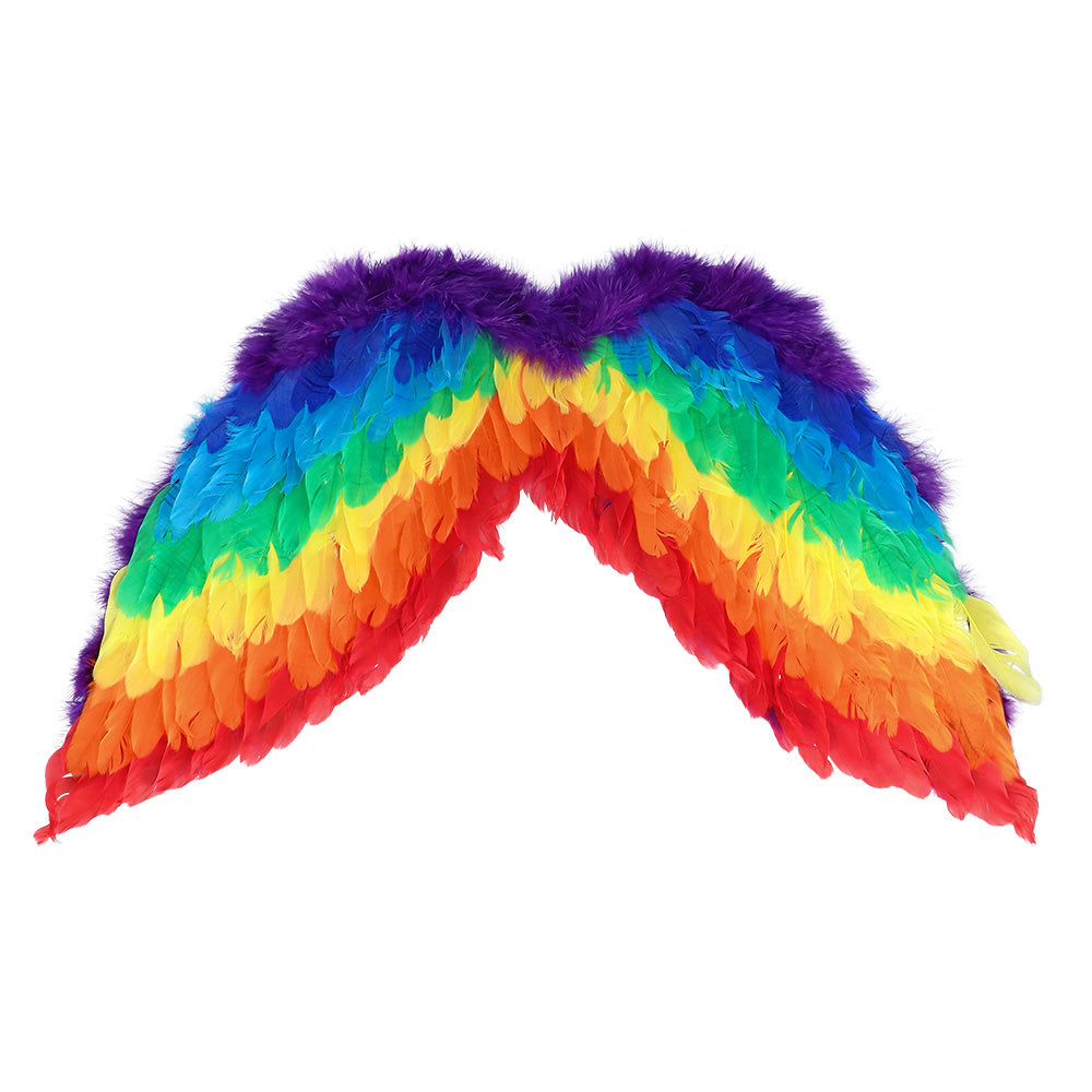 Ailes Arc-en-Ciel Deluxe avec Serre-tête - Déguisement Ange