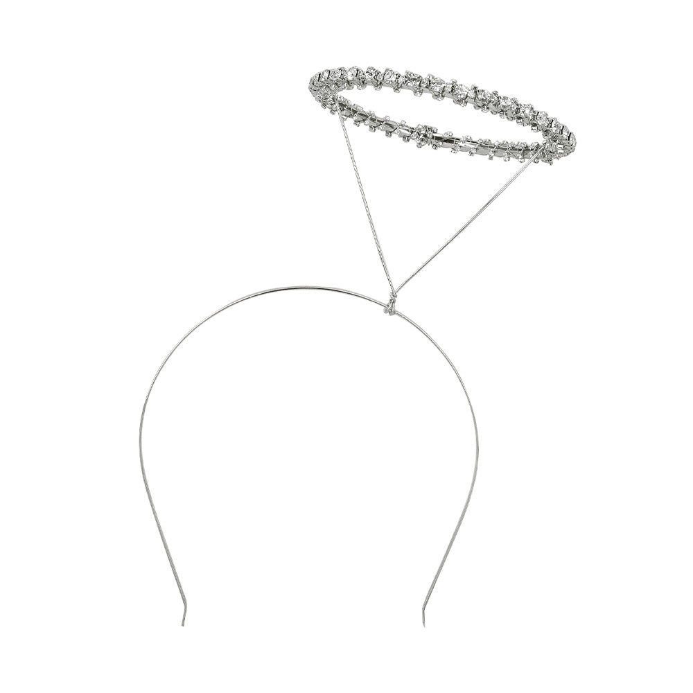 Ensemble Ailes d'Ange avec Auréole et Collier Blanc
