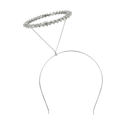Ensemble Ailes d'Ange avec Auréole et Collier Blanc