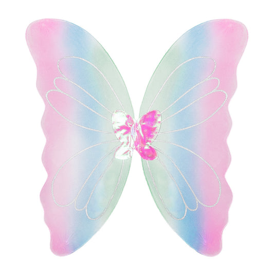 Ailes de Fée Papillon Arc-en-ciel Irisées pour Enfant