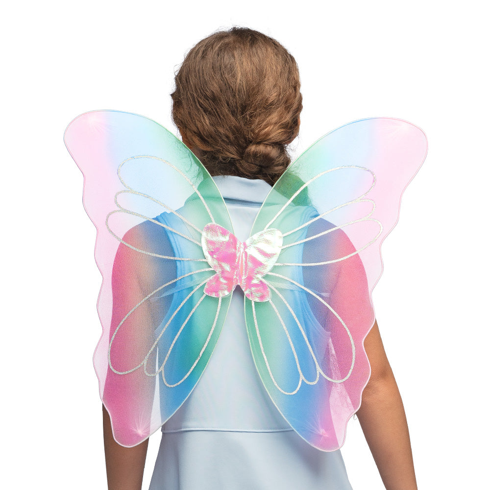 Ailes de Fée Papillon Arc-en-ciel Irisées pour Enfant