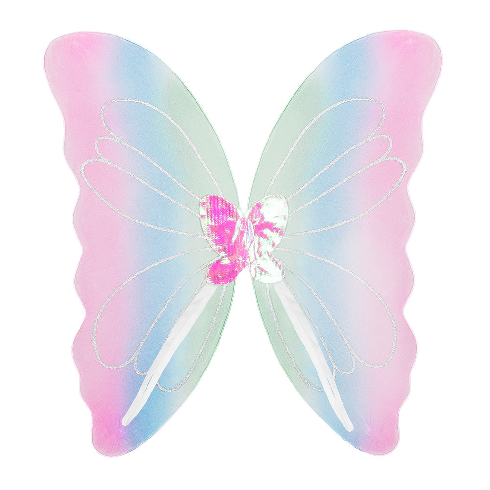 Ailes de Fée Papillon Arc-en-ciel Irisées pour Enfant