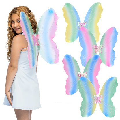 Ailes de Fée Arc-en-ciel avec Paillettes - Accessoire Enfant