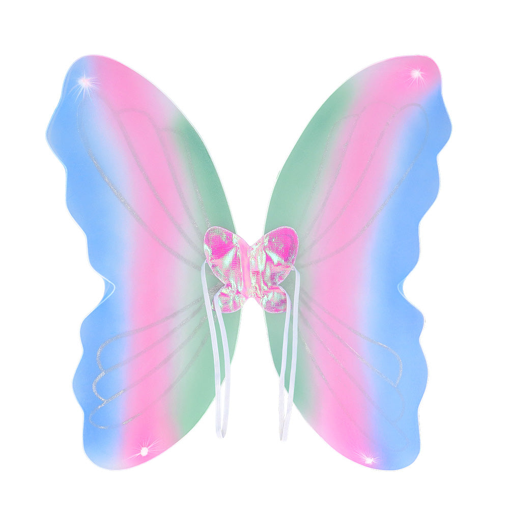 Ailes de Fée Arc-en-ciel avec Paillettes - Accessoire Enfant