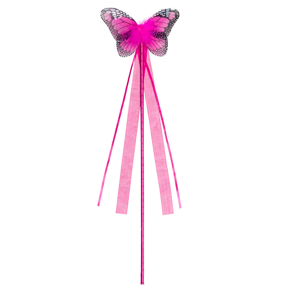 Ailes de Papillon Féerie avec Baguette Magique - Déguisement Enfant