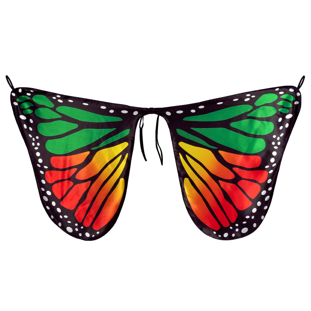 Ailes de Papillon Monarch Multicolores - Déguisement Adulte