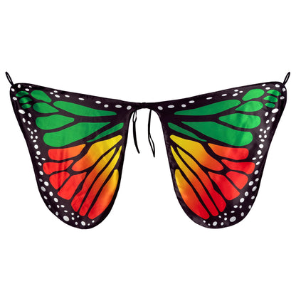 Ailes de Papillon Monarch Multicolores - Déguisement Adulte