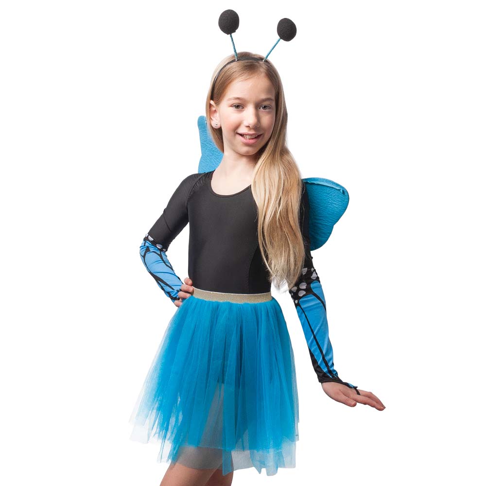 Déguisement Papillon Bleu Enfant - Ailes, Tutu & Accessoires