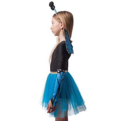 Déguisement Papillon Bleu Enfant - Ailes, Tutu & Accessoires