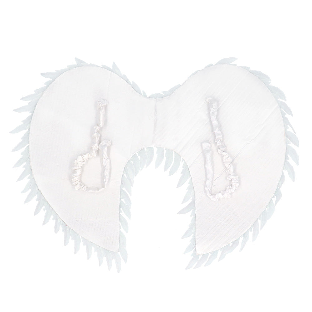 Ailes d'Ange Blanches Pailletées - Accessoire Déguisement