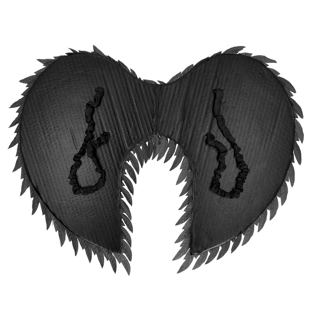 Ailes Noires Plumes Réalistes - Déguisement Ange Démon