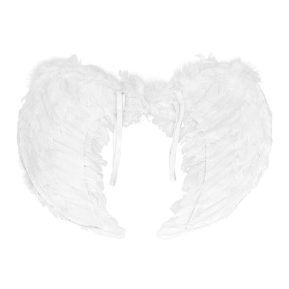 Ailes d'Ange Blanches Fluffy - Déguisement Angélique