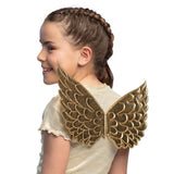 Ailes d'Ange Dorées Paillettées - Accessoire Déguisement Enfant