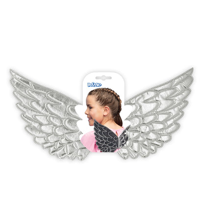Ailes d'Ange Paillettes Argentées - Déguisement Enfant & Adulte