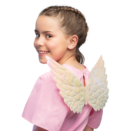 Ailes d'Ange Paillettées Rose et Or - Déguisement Enfant