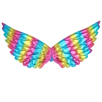 Ailes Arc-en-ciel Irisées - Déguisement Féerie Multicolore