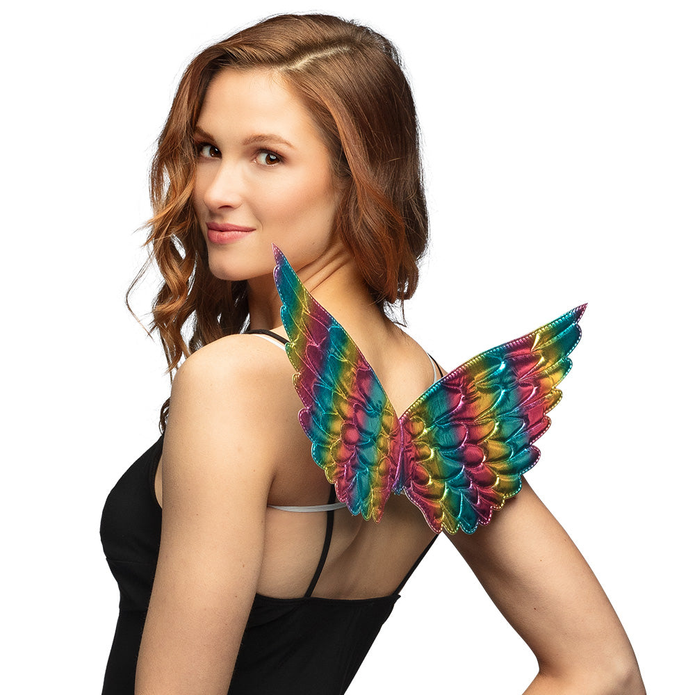 Ailes Arc-en-ciel Irisées - Déguisement Féerie Multicolore