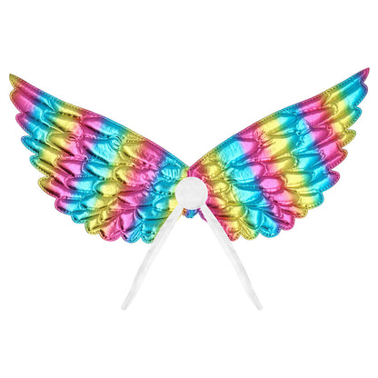 Ailes Arc-en-ciel Irisées - Déguisement Féerie Multicolore