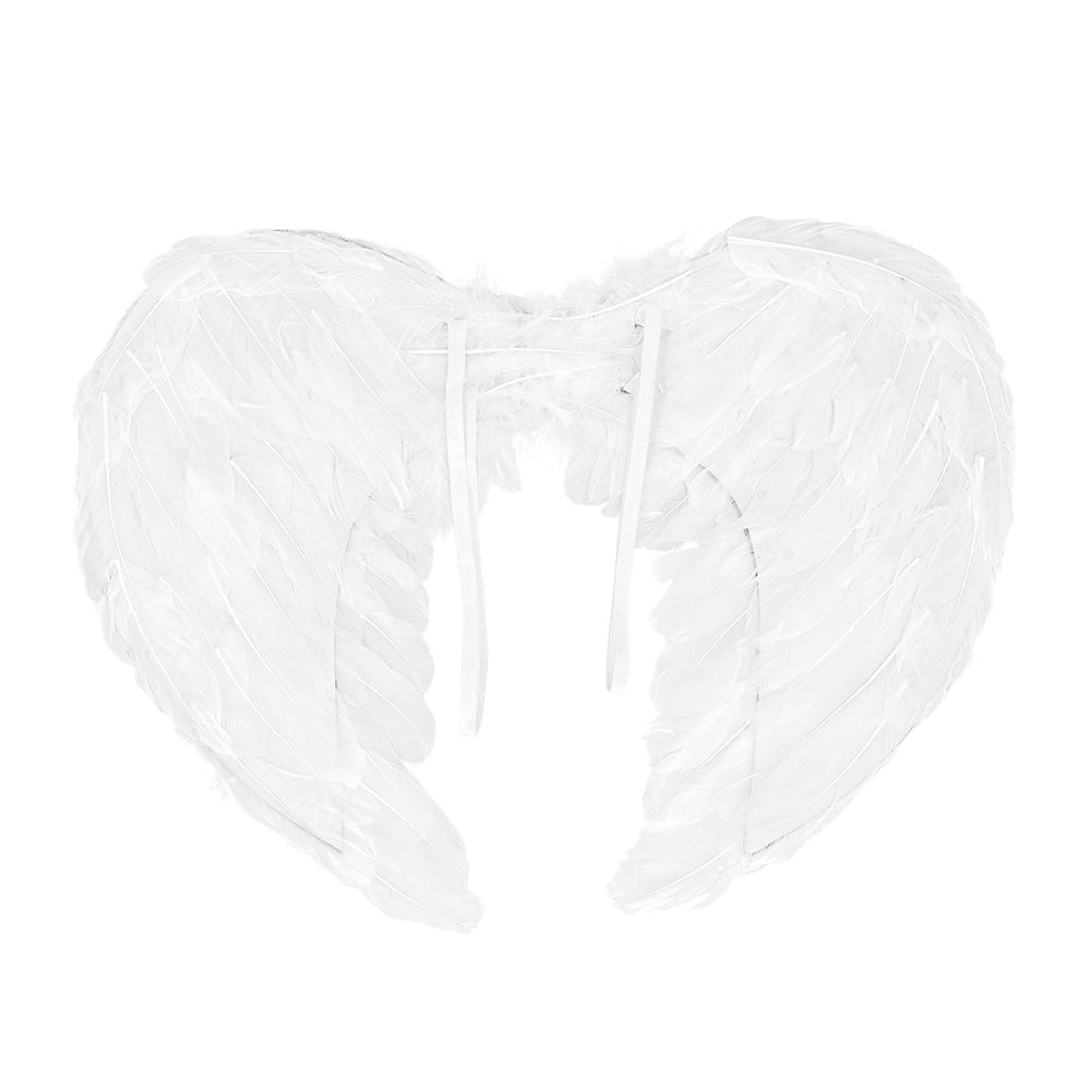 Ensemble Ailes d'Ange Blanc - Auréole & Ailes pour Déguisement