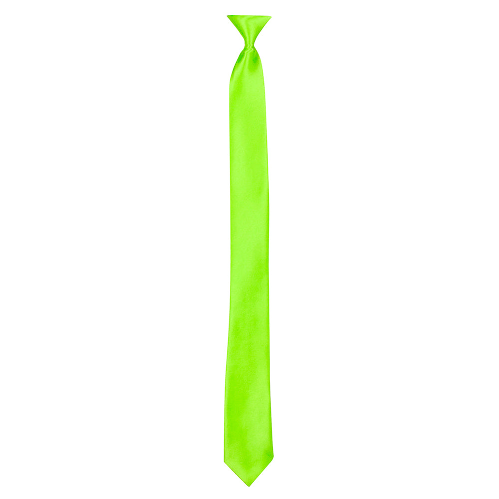 Cravate Fluo Brillante - 4 Couleurs Vives pour Déguisement