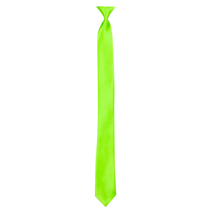 Cravate Fluo Brillante - 4 Couleurs Vives pour Déguisement