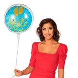 Ballon Hélium Hello Boy - Décoration Baby Shower