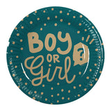 Assiettes Baby Boy or Girl - Révélez le sexe du bébé
