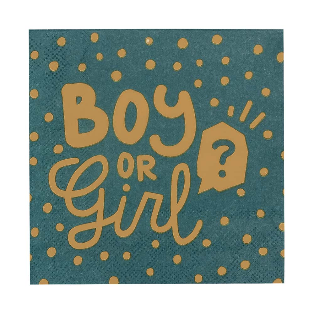Accessoire Fête Boy or Girl - Décoration Baby Shower Amusante
